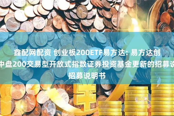 鑫配网配资 创业板200ETF易方达: 易方达创业板中盘200交易型开放式指数证券投资基金更新的招募说明书